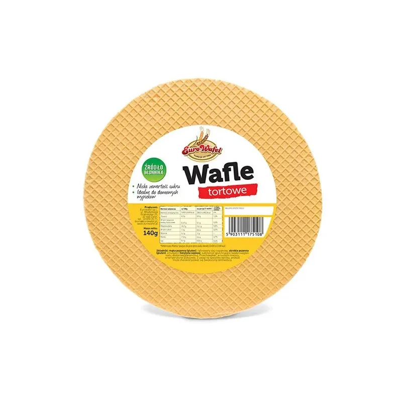 ВАФЕЛЬНЫЕ ЛИСТЫ КРУГЛЫЕ 140 GR