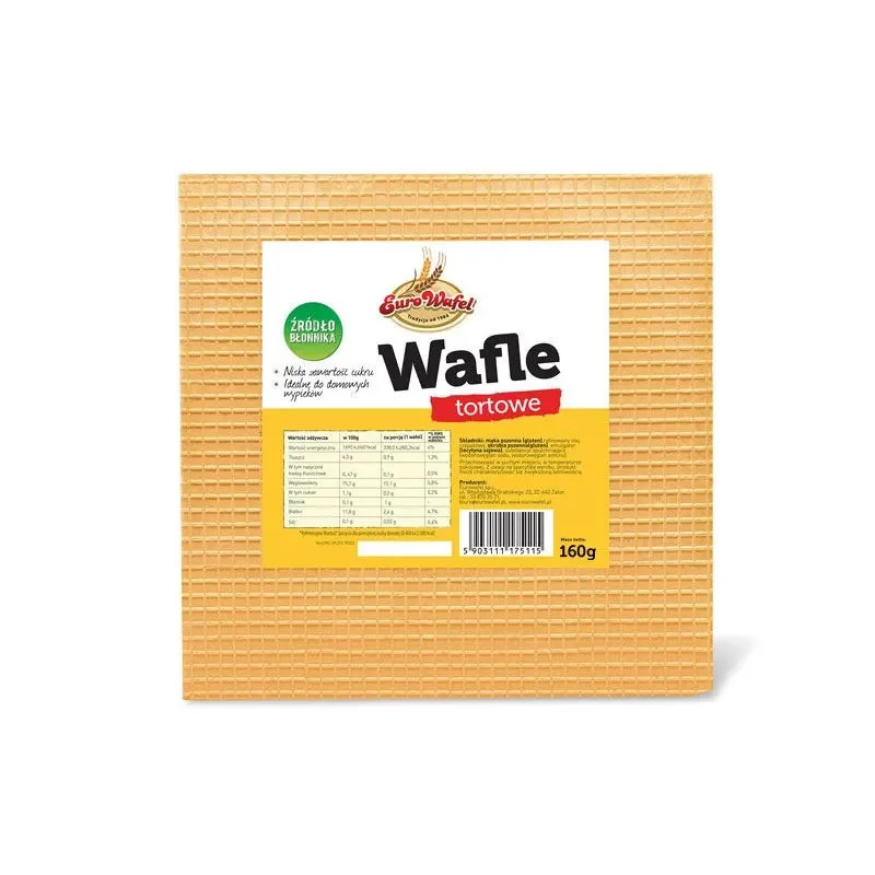 WAFLE KWADRATOWE 160g