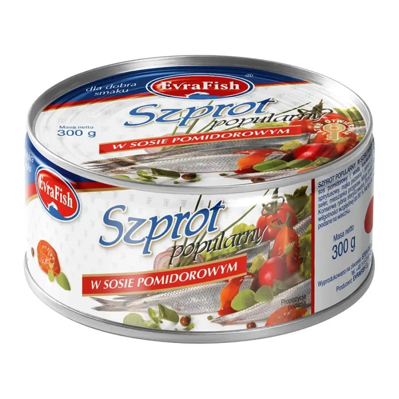 SZPROT W S POMIDOROWYM (300GR)