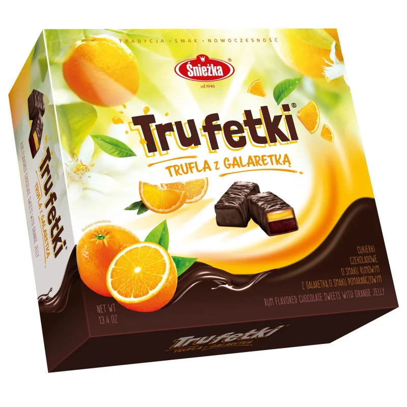КОНФЕТЫ С АПЕЛЬСИНОВЫМ ЖЕЛЕ 380GR