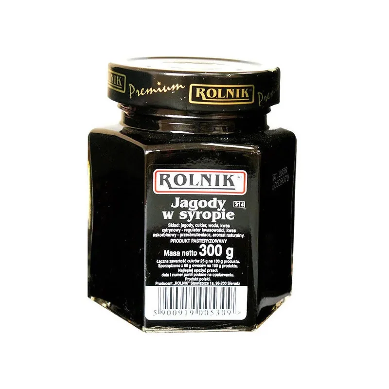 ЧЕРНИКА В СИРОПЕ (314ML)