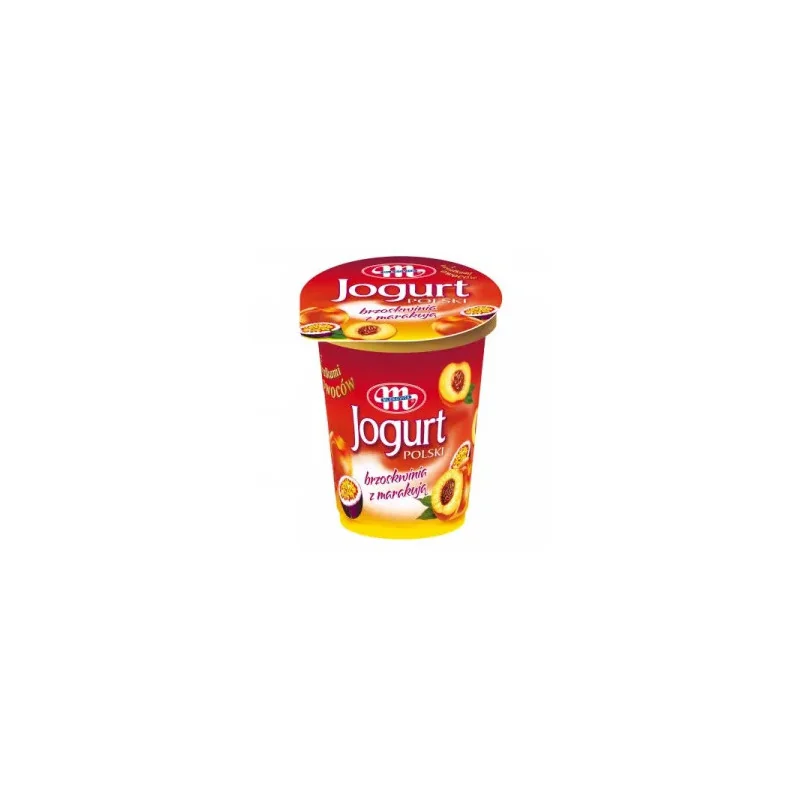 JOGURT BRZOSKWINIA Z MARAKUJA 350 GR