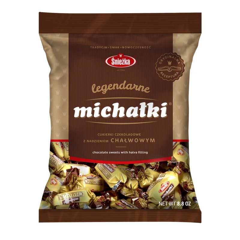 ШОКОЛАДНЫЕ КОНФЕТЫ C ХАЛВОЙ 250GR
