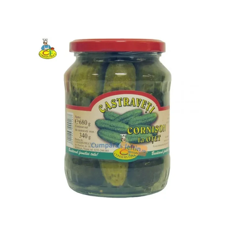 OGÓRKI KONSERWOWE 680 GR