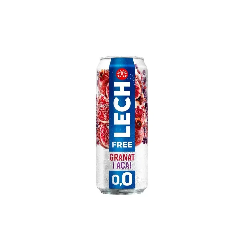 LECH FREE 0% 500ML( LIMONKA Z MIETA, MARAKUJA Z MELON, DARK FRUITS SOUR, SMOCZY OWOC I WINOGRONO, ARBUZ Z MIETA)