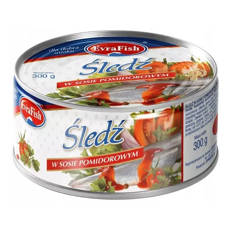 СЕЛЕДКА В ТОМАТНОМ СОУСЕ (300GR)