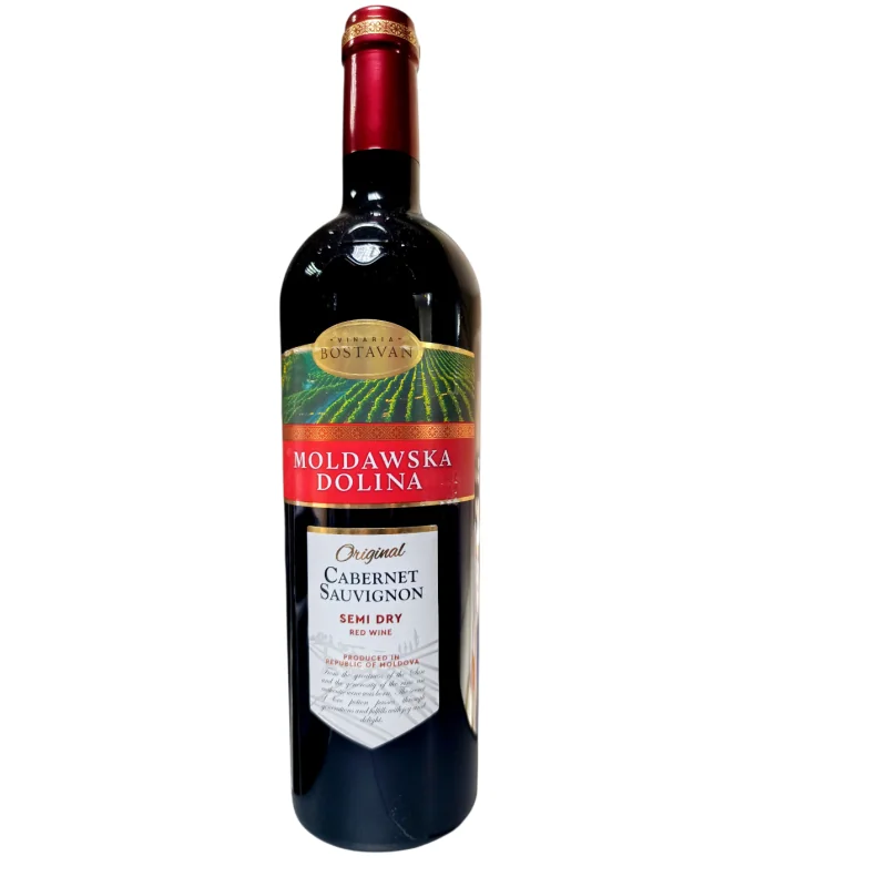 WINO CZERWONE POLWYTRAWNE 0.75L