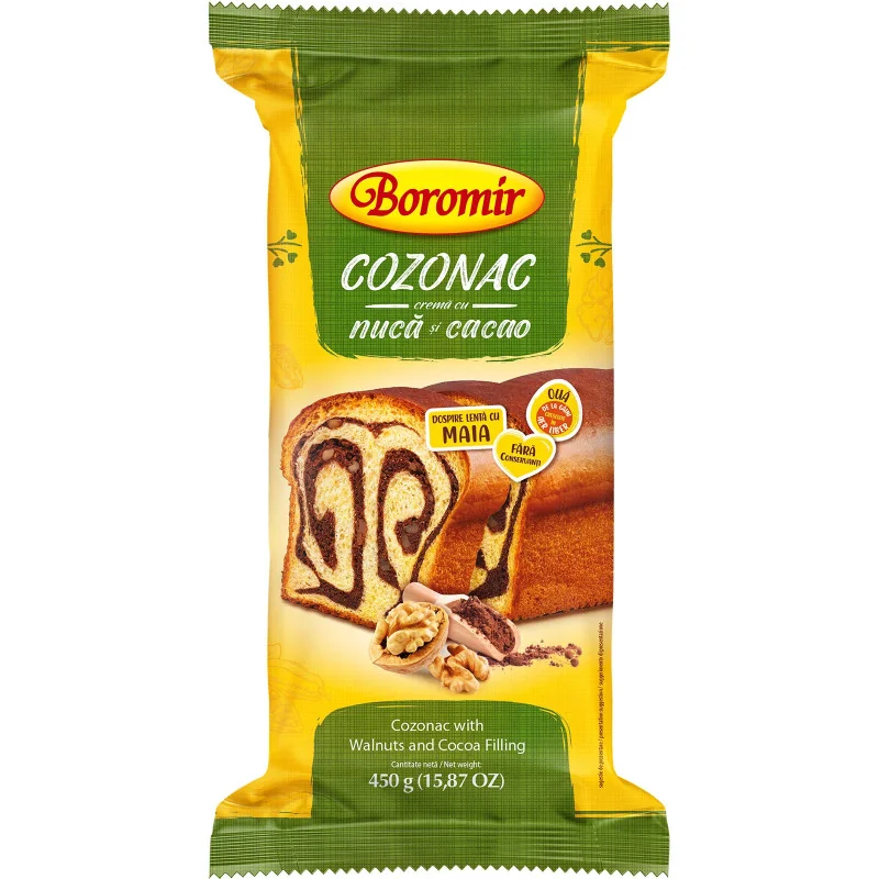 ΤΣΟΥΡΕΚΙ ΜΕ ΚΑΡΥΔΙΑ & ΚΑΚΑΟ BOROMIR 450 GR