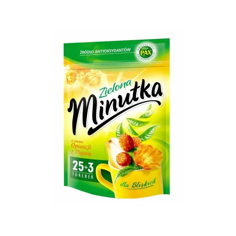 HERBATA ZIELONA O SM OPUNCJI Z PIGWA (36,4GR)