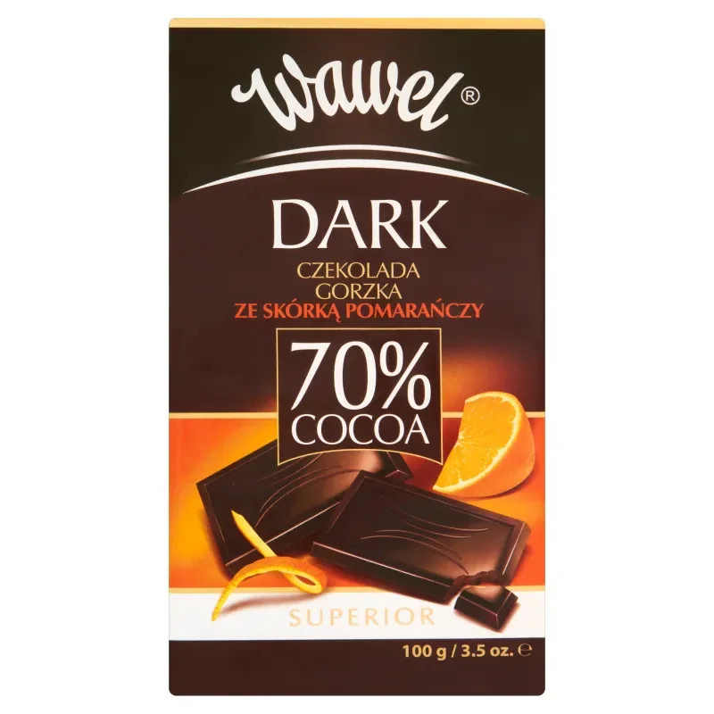 CIOCOLATA CU PORTOCALA (100g)