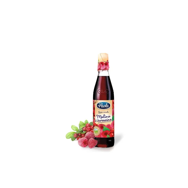 СИРОП МАЛИНОВЫЙ С КЛЮКВОЙ 430ML