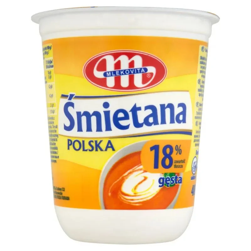 SMIETANA 18% 400G