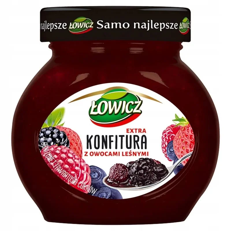 KONFITURA Z OWOCAMI LESNYMI 240GR