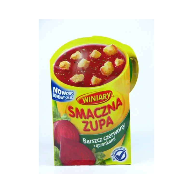 BARSZCZ CZERWONY Ζ GRZANKAMI 16GR