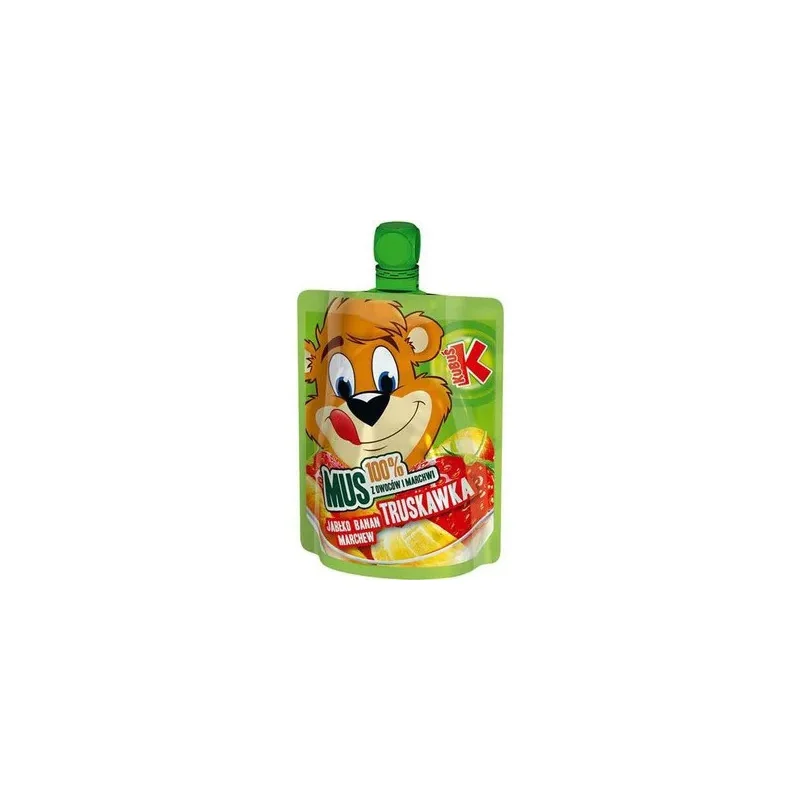 MUS JABLKO BANAN TRUSKAWKA 100G