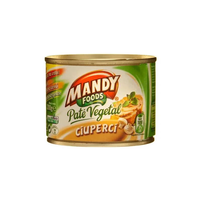 PASZTET WARZYWNY Z PIECZARKAMI 200g