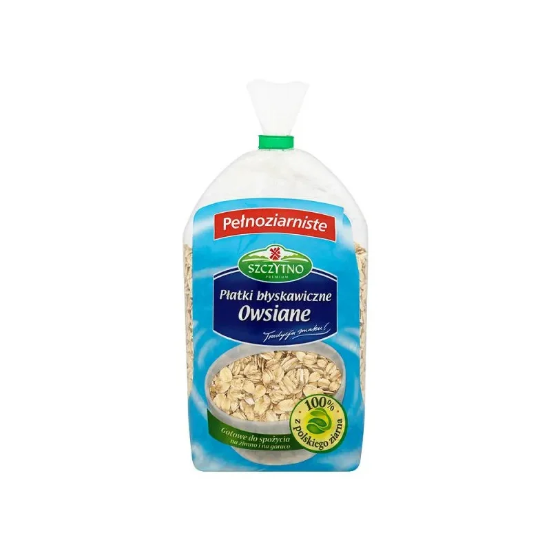 ОВСЯНЫЕ ХЛОПЬЯ ПОЛНОЗЕРНИСТЫЕ 400G